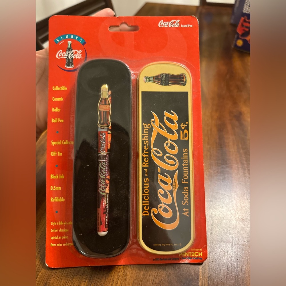 Coca Cola Collectible Roller Ball Pen - Black